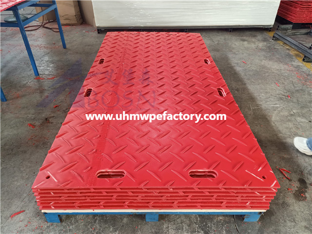 4x8 Black UHMWPE Ground Protection Mat For Ground Protection