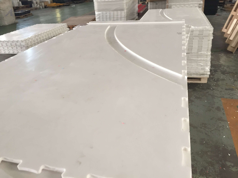 Customized Uhmwpe/hdpe Synthetic Ice Rink Boards for 100/150 M2