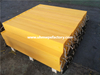 600x600mm Black UHMWPE Crane Outrigger Pad For Non-Slip