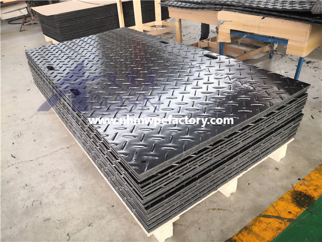 Fire Retardant HDPE Plastic Ground Protection Mats Mud Road Mats for Construction Road Mats