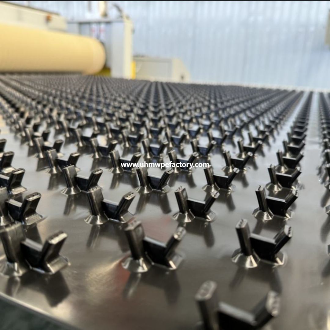 Wastewater Project Needs Concrete Anchor Plate HDPE Concrete Protection Liner Avoids Cement Corrosion