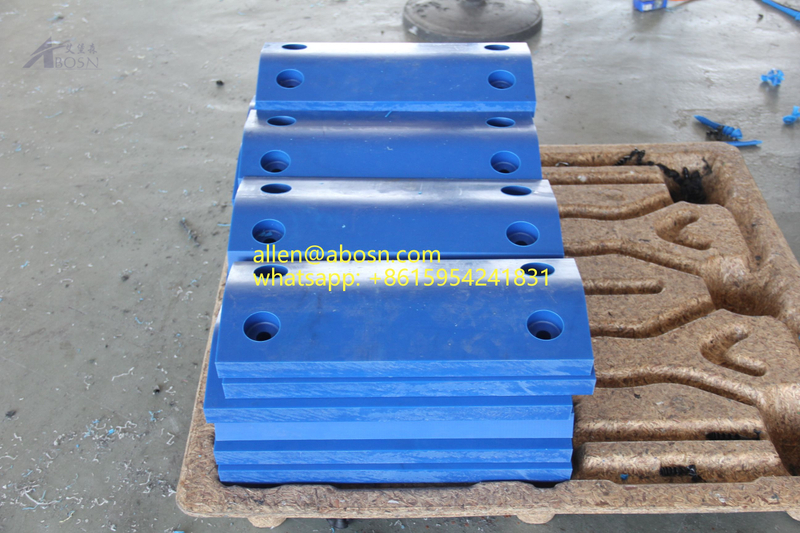 3050x1220mm Blue UHMWPE Sheet For Marine Fender Pad