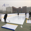 Anti-UV UHMWPE Synthetic Ice Tile Hockey Rink With Dasher Board Full System For indoor skating