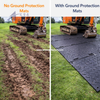 Extra Thick Ground Protection Mat with Overlap for Oil & Gas And Construction Project