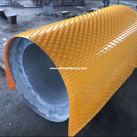 Wastewater Project Needs Concrete Anchor Plate HDPE Concrete Protection Liner Avoids Cement Corrosion