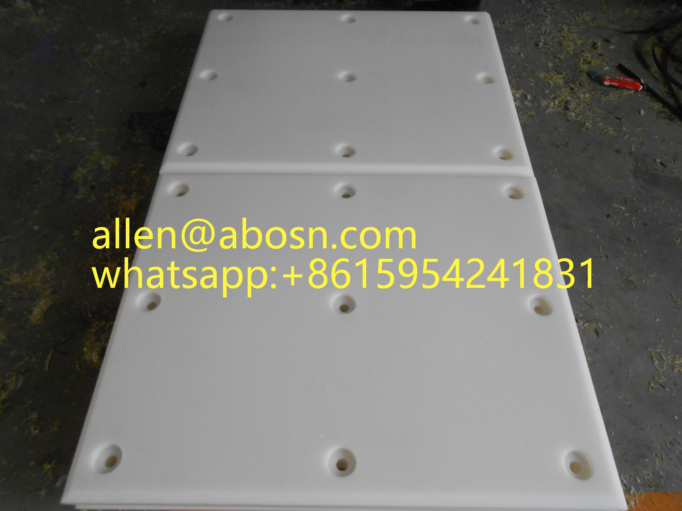 1000X2000mm White UHMWPE Sheet For Board