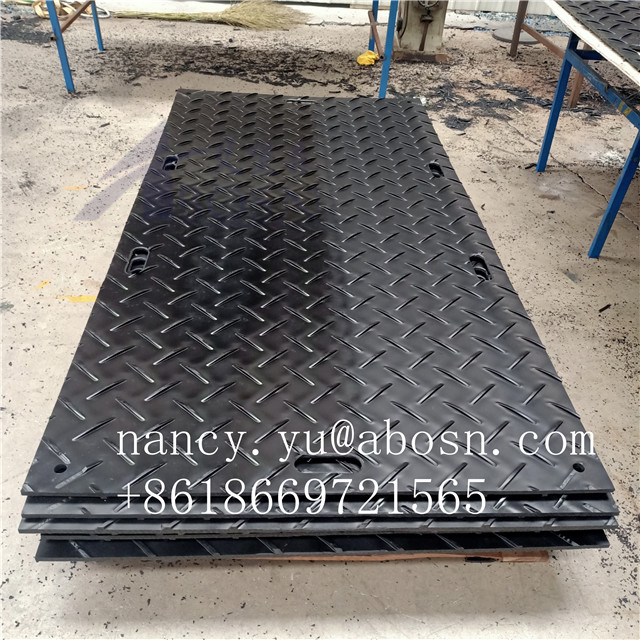 4x8 White HDPE Ground Protection Mat For Construction