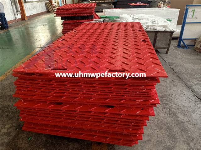 4x8 Black UHMWPE Ground Protection Mat For Ground Protection