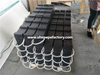 Square Yellow PE Crane Outrigger Pad For Concrete Pump