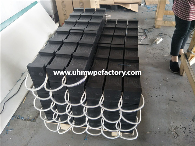 600x600mm Black PE Crane Outrigger Pad For Durable