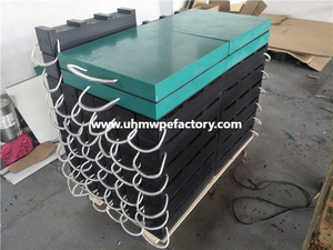 600x600mm Black UHMWPE Crane Outrigger Pad For Non-Slip