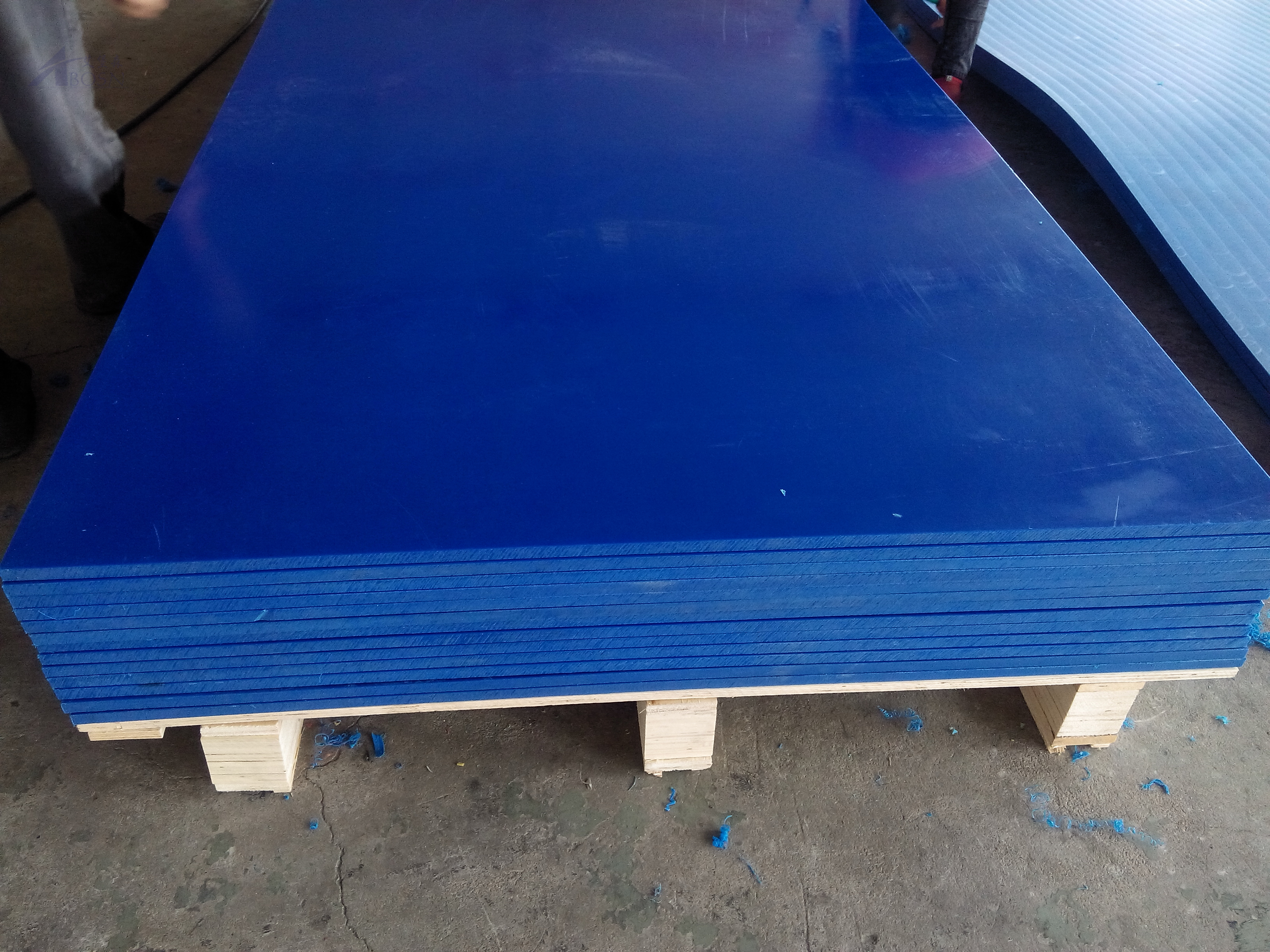 1000X2000mm Blue UHMWPE Sheet For Tube