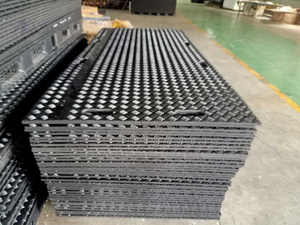 Temporary HDPE Construction Track Protection Ground Mat/4x8 Ft Protection Ground Cover Mats