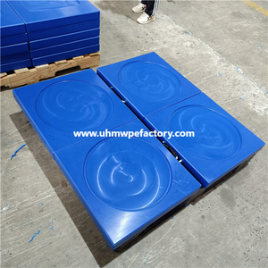 Lightweight Black UHMWPE Crane Outrigger Pad For Shock Proof