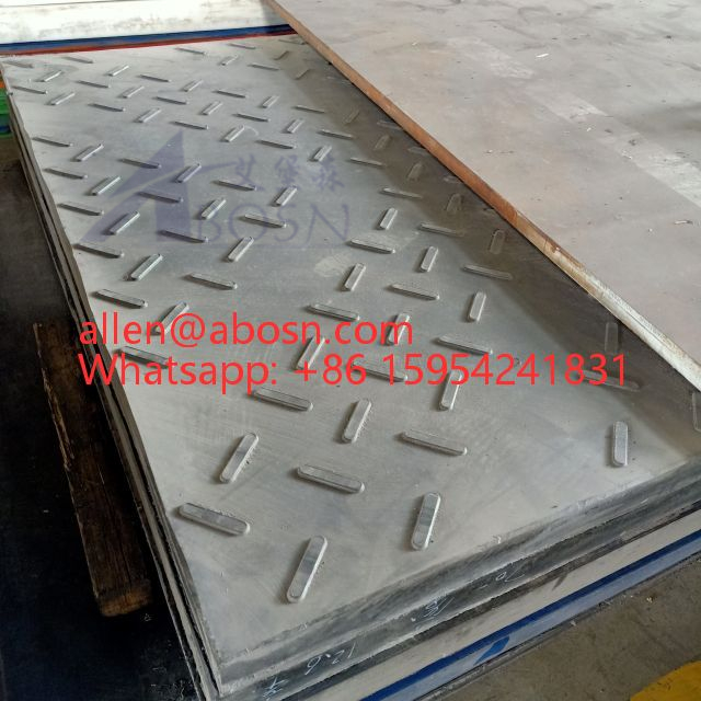 Manufacturer cheap hdpe rig mat hdpe ground mat outdoor for temporary accessway