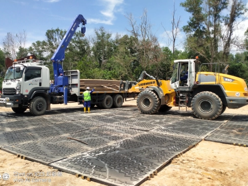 Ground Mat Installation In Indonesia for Oil Drilling Project