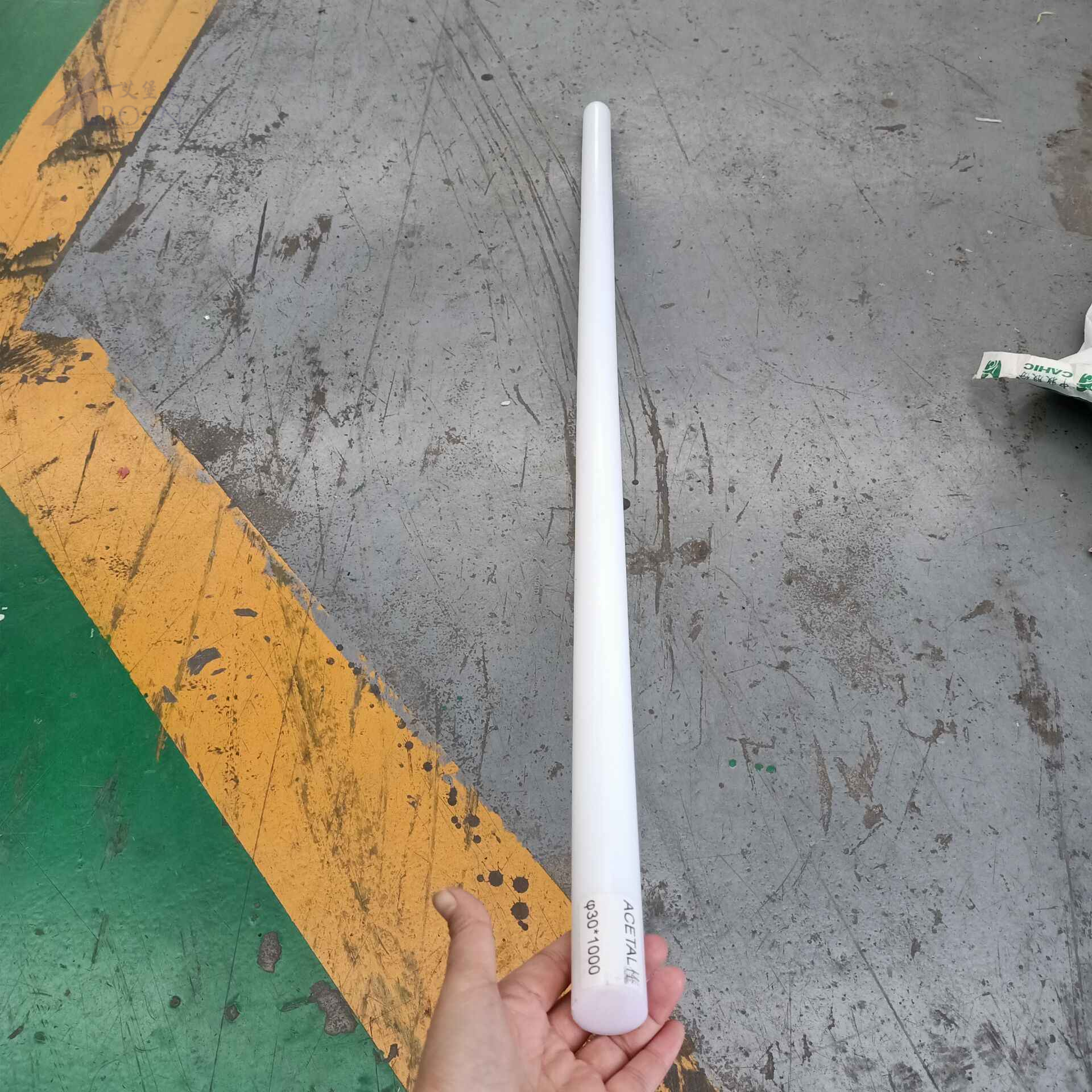 HDPE ROD HIGH DENSITY PLASTIC SOLID BAR HDPE WHITE OR BLACK BAR