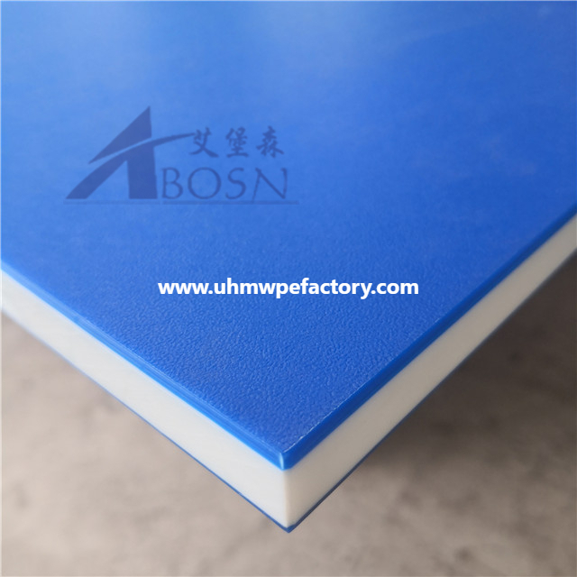 Plastic Sandwich 3 Layer Dual Bicolor Double Color HDPE Textured Sheet