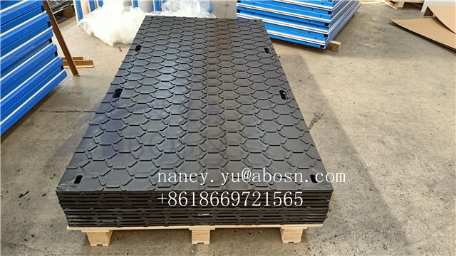 4x8 White HDPE Ground Protection Mat For Construction