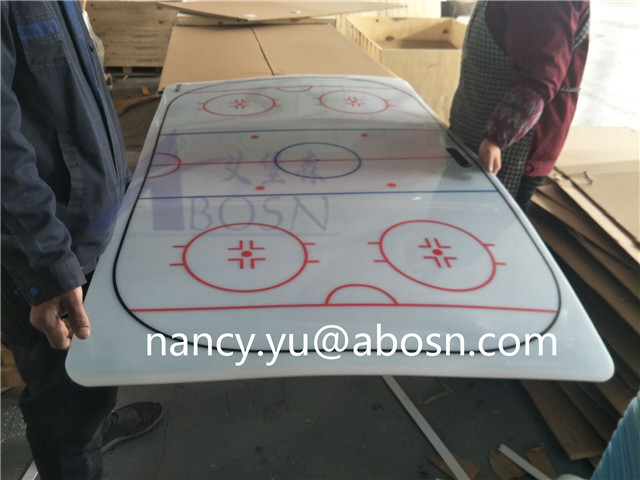 Light Natural HDPE Sheet Hockey Shooting Pad