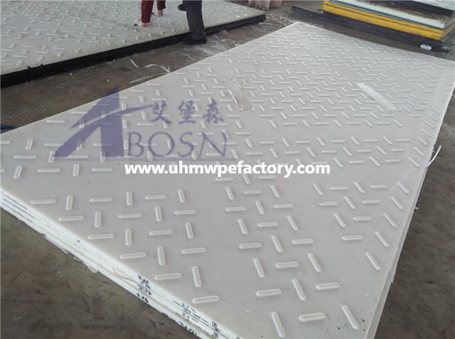 38mm Blue UHMWPE Ground Protection Mat For Ground Protection