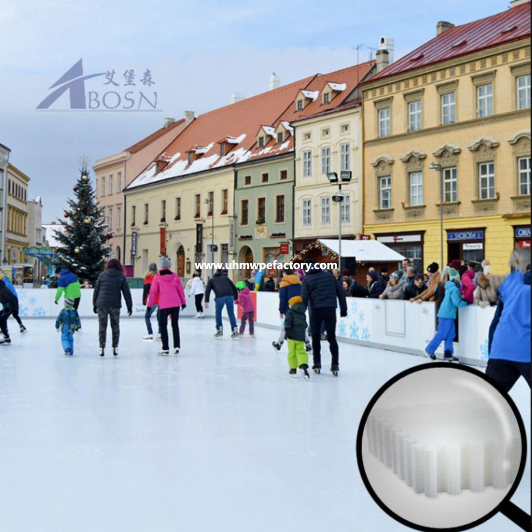 5-year Warranty-Customized Size UHMWPE Synthetic Ice Rink For Backyard Skating 