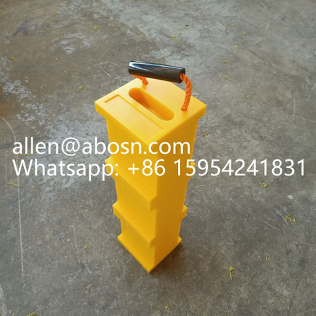 Heavy Duty HDPE Crane Foot Bearing Support PE Outrigger Pads