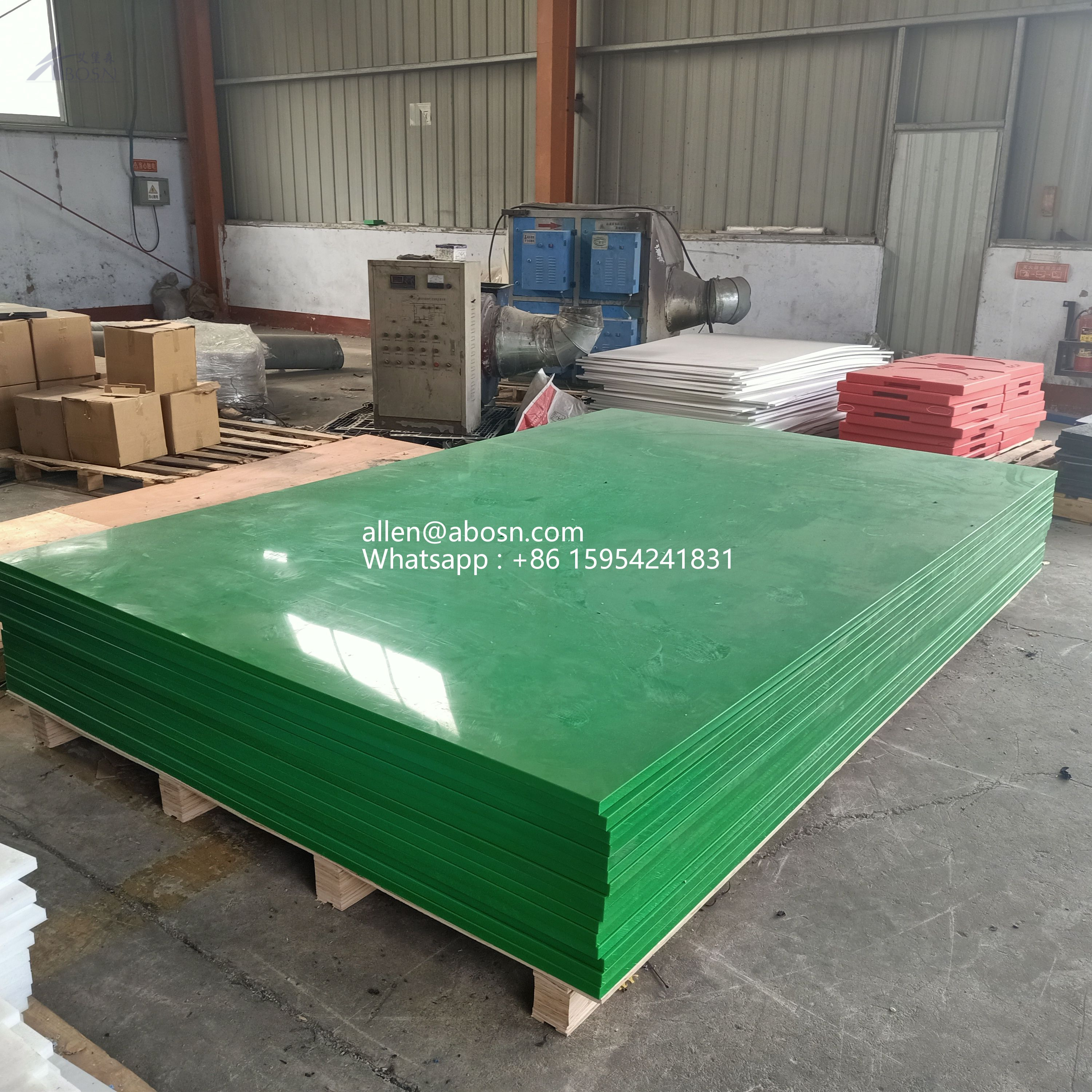 1220*2440mm Customized Smooth HDPE Sheet For Paper Industry