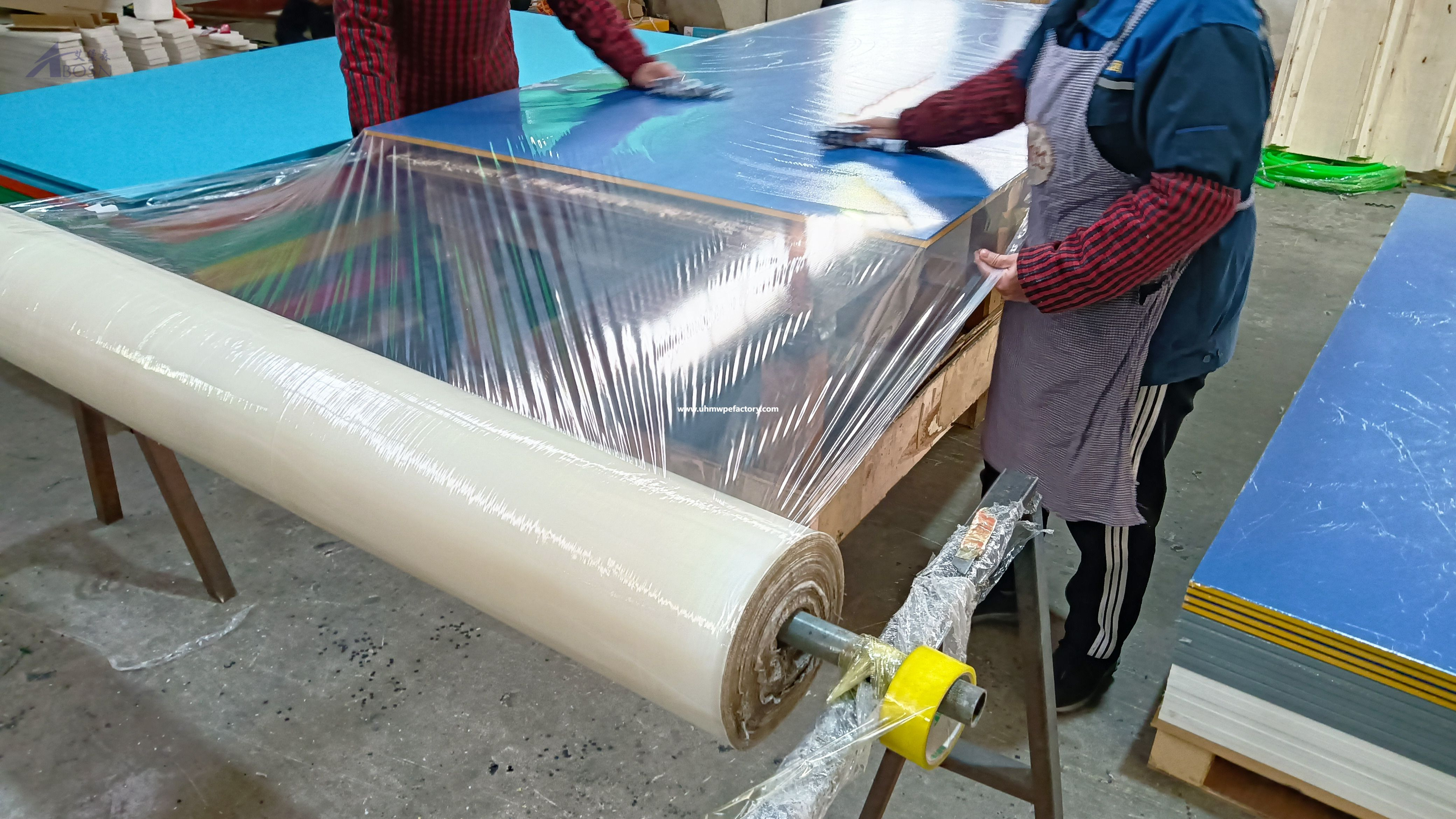 Anti-UV Multilayer Textured Peel Surface Color Core Sandwich HDPE Sheets For playground