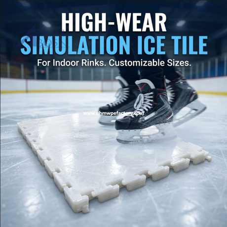 5-year Warranty-Customized Size UHMWPE Synthetic Ice Rink For Backyard Skating 