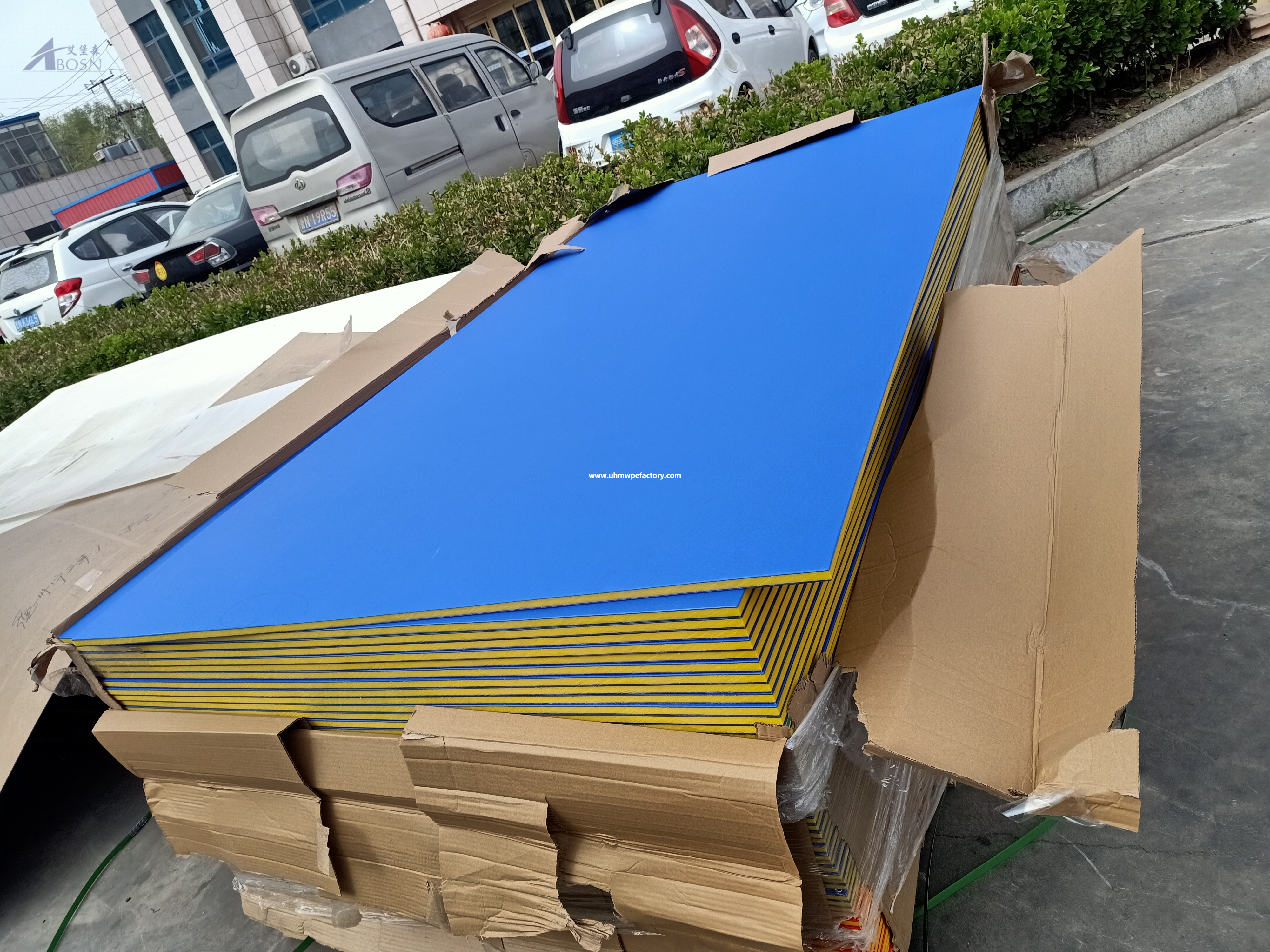 4′x8′plastic HDPE Texture Sheet with Skin of Orange 20mm Thickness