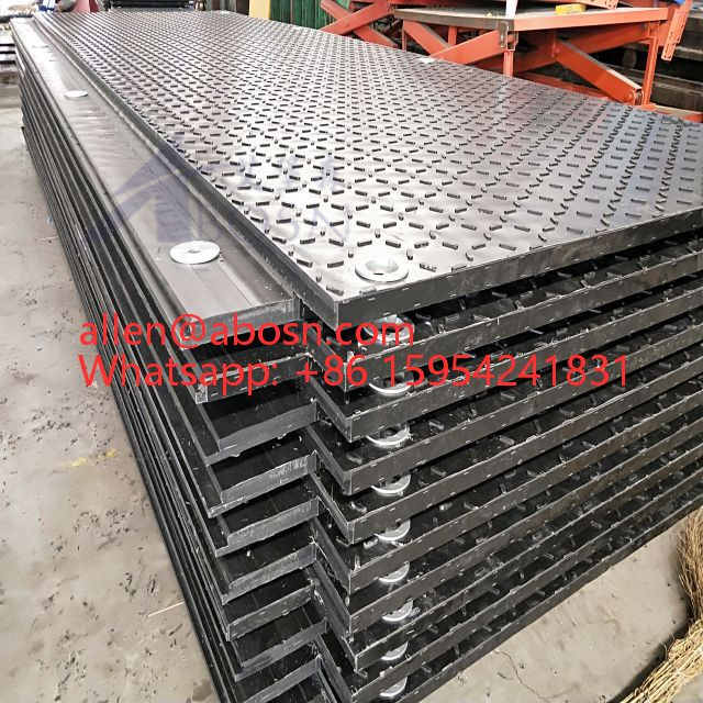 Manufacturer cheap hdpe rig mat hdpe ground mat outdoor for temporary accessway