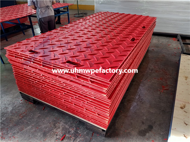 4x8 Black UHMWPE Ground Protection Mat For Ground Protection