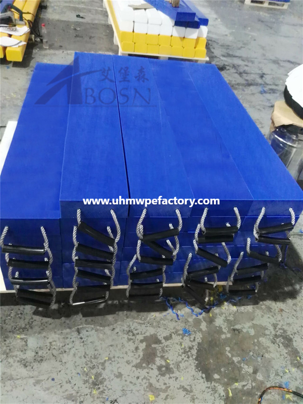 600x600mm Black PE Crane Outrigger Pad For Non-Slip