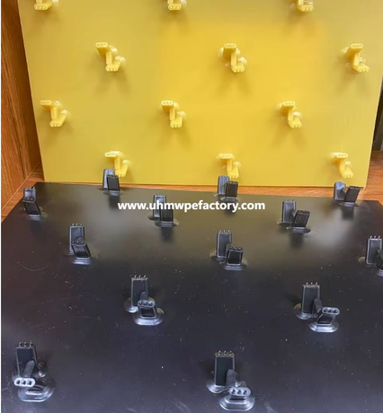 Wastewater Project Needs Concrete Anchor Plate HDPE Concrete Protection Liner Avoids Cement Corrosion