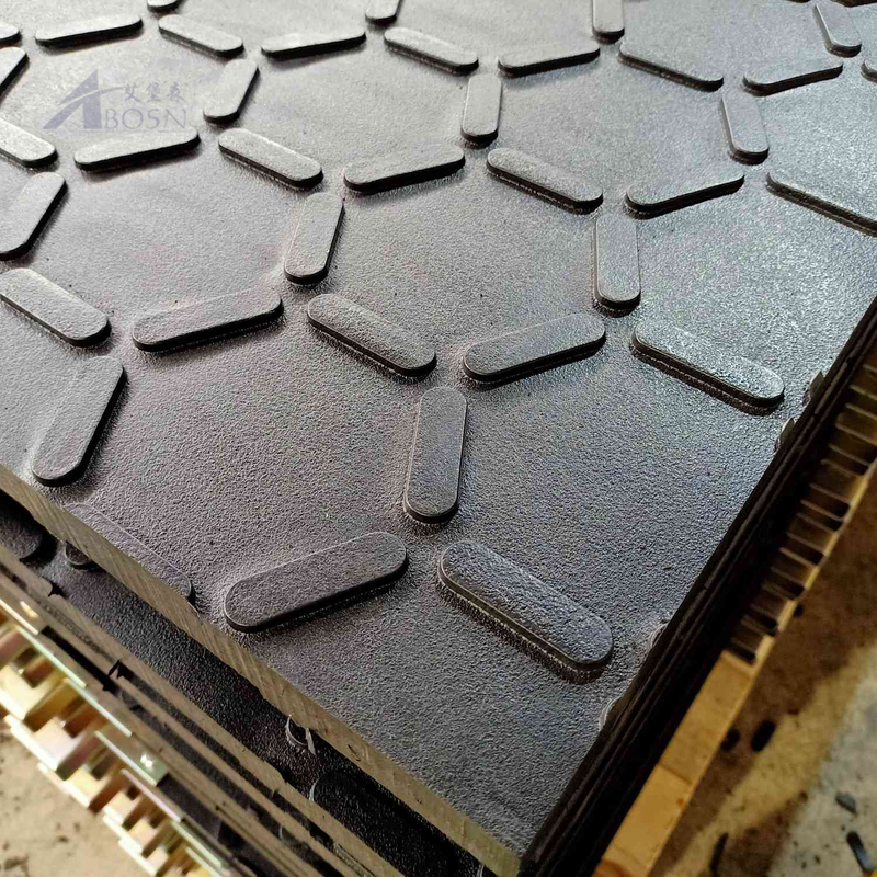 HDPE Temporary Road Panel/Polyethylene Floor Protection Uhmwpe Ground Mats