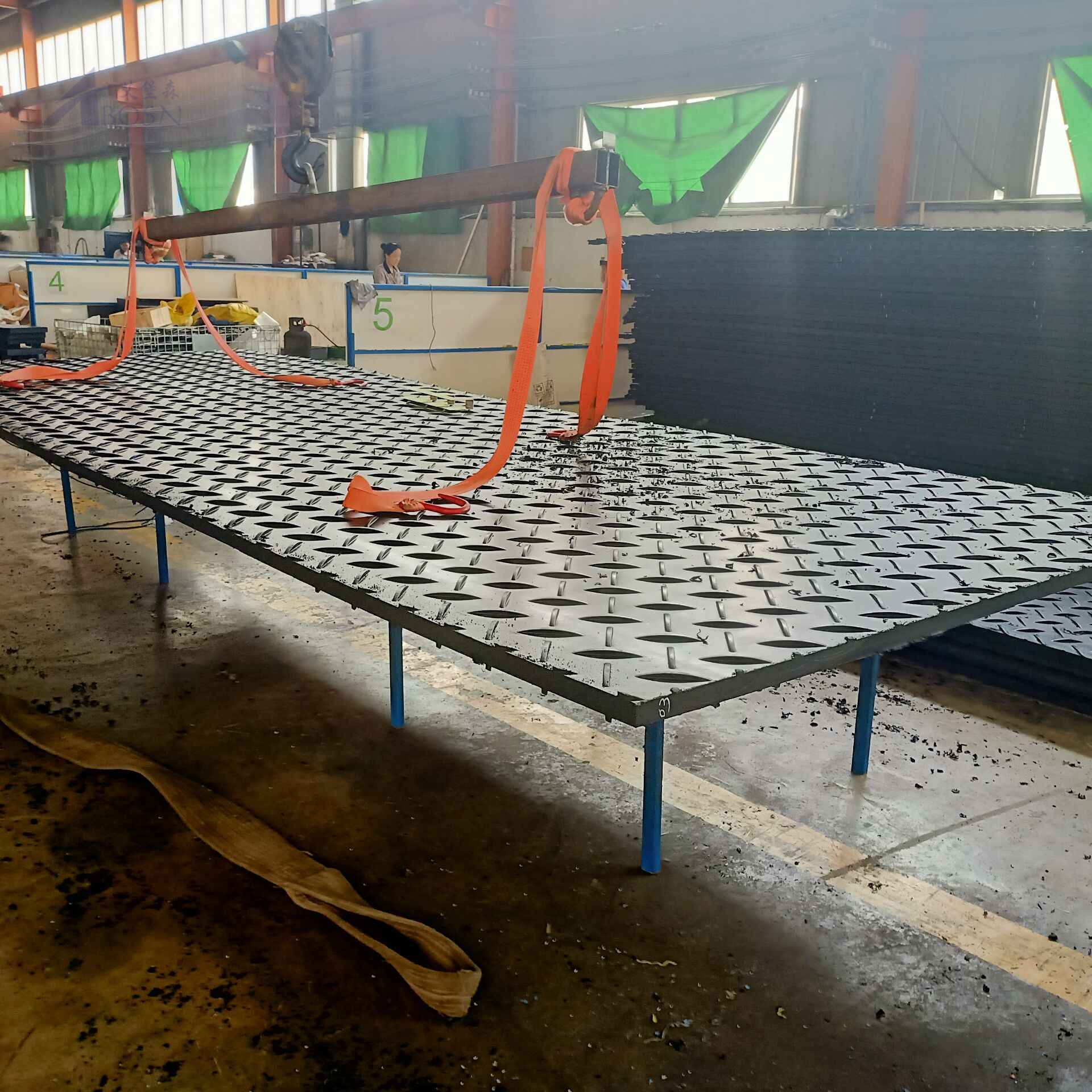 HDPE Temporary Road Panel/Polyethylene Floor Protection Uhmwpe Ground Mats