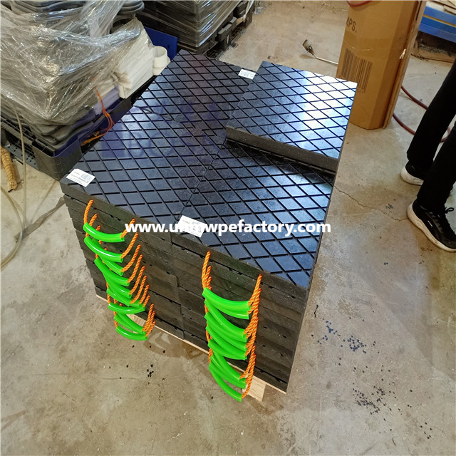 Beauty Rhombus Shape Outrigger Pad HDPE Sheet for Crane