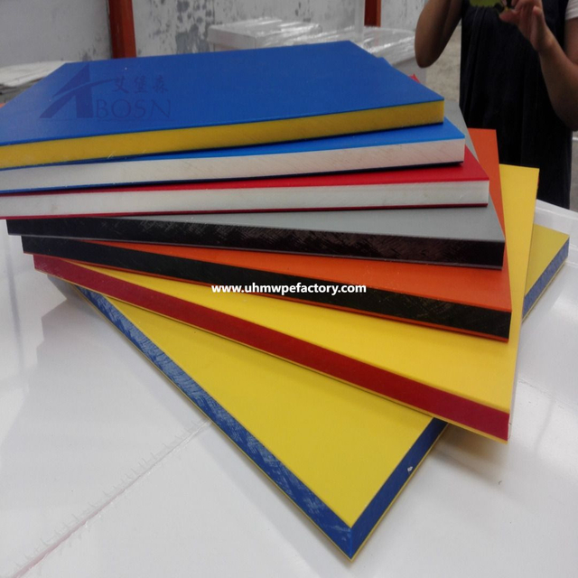 Anti-UV Multilayer Textured Peel Surface Color Core Sandwich HDPE Sheets For playground