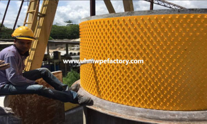 Wastewater Project Needs Concrete Anchor Plate HDPE Concrete Protection Liner Avoids Cement Corrosion