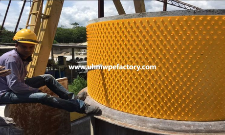Wastewater Project Needs Concrete Anchor Plate HDPE Concrete Protection Liner Avoids Cement Corrosion